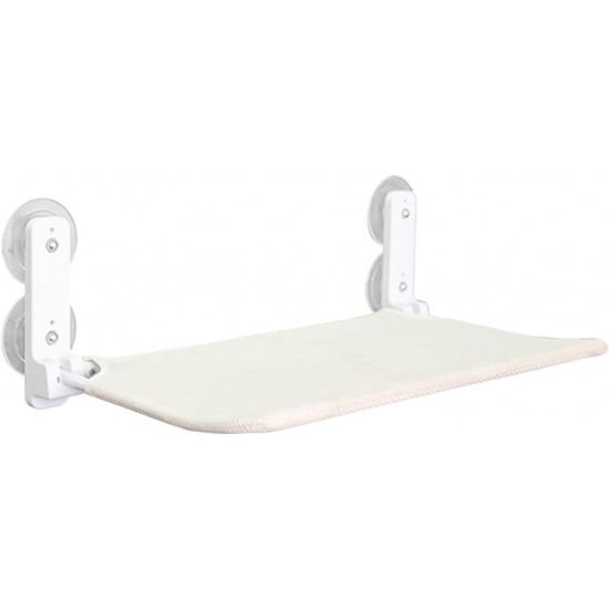 Nicear Wireless Folding Cat Window Seat with 4 Suction Cups Sturdy Frame for Glass Windows and Interior Walls Cat Hammock White 52 x 30 cm Load 20kg Nicear Wireless Folding Cat Window Seat with 4 Suction Cups Sturdy Frame for Glass Windows and Interior Walls Cat Hammock White 52 x 30 cm Load 20kg