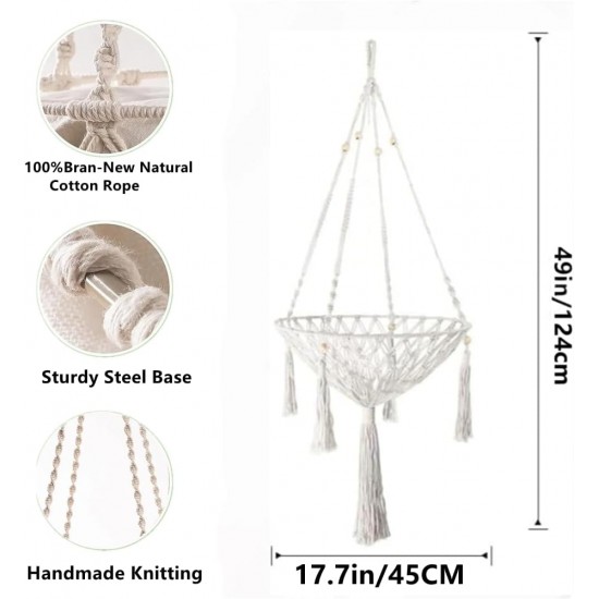 Nicoone Cat Hammock, Cotton Cat Swing Bed, Hanging Window Hammock, Bed, Knitting, Hanging Cat Nest, Pet Swing Pet Bed (White, 45) Nicoone Cat Hammock, Cotton Cat Swing Bed, Hanging Window Hammock, Bed, Knitting, Hanging Cat Nest, Pet Swing Pet Bed (White, 45)