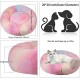 Nisrada Cat Beds for Indoor Cats, 50 cm, Dog Bed for Small Melium Large Dogs, Washable Round Pet Bed for Puppies and Kittens with Non-Slip Base Nisrada Cat Beds for Indoor Cats, 50 cm, Dog Bed for Small Melium Large Dogs, Washable Round Pet Bed for Puppies and Kittens with Non-Slip Base