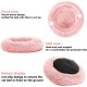 Nisrada Cat Beds for Indoor Cats, 50 cm, Dog Bed for Small Melium Large Dogs, Washable Round Pet Bed for Puppies and Kittens with Non-Slip Base Nisrada Cat Beds for Indoor Cats, 50 cm, Dog Bed for Small Melium Large Dogs, Washable Round Pet Bed for Puppies and Kittens with Non-Slip Base