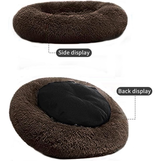 Nisrada Cat Beds for Indoor Cats, 50 cm, Dog Bed for Small Melium Large Dogs, Washable Round Pet Bed for Puppies and Kittens with Non-Slip Base Nisrada Cat Beds for Indoor Cats, 50 cm, Dog Bed for Small Melium Large Dogs, Washable Round Pet Bed for Puppies and Kittens with Non-Slip Base