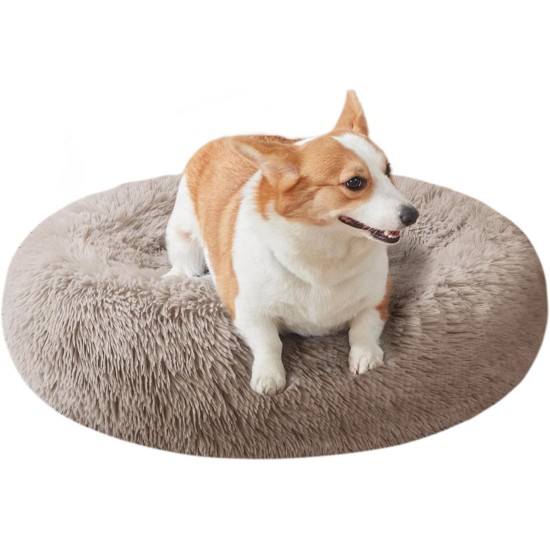 Nisrada Cat Beds for Indoor Cats, 50 cm, Dog Bed for Small Melium Large Dogs, Washable Round Pet Bed for Puppies and Kittens with Non-Slip Base Nisrada Cat Beds for Indoor Cats, 50 cm, Dog Bed for Small Melium Large Dogs, Washable Round Pet Bed for Puppies and Kittens with Non-Slip Base