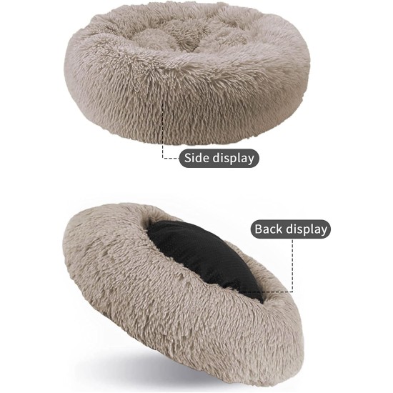 Nisrada Cat Beds for Indoor Cats, 50 cm, Dog Bed for Small Melium Large Dogs, Washable Round Pet Bed for Puppies and Kittens with Non-Slip Base Nisrada Cat Beds for Indoor Cats, 50 cm, Dog Bed for Small Melium Large Dogs, Washable Round Pet Bed for Puppies and Kittens with Non-Slip Base