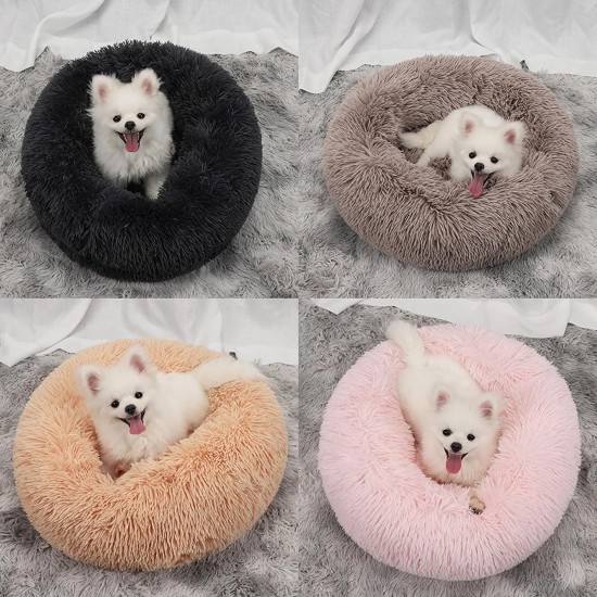 Nisrada Cat Beds for Indoor Cats, 50 cm, Dog Bed for Small Melium Large Dogs, Washable Round Pet Bed for Puppies and Kittens with Non-Slip Base Nisrada Cat Beds for Indoor Cats, 50 cm, Dog Bed for Small Melium Large Dogs, Washable Round Pet Bed for Puppies and Kittens with Non-Slip Base