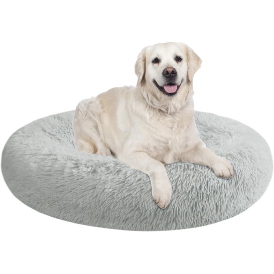 Nisrada Cat Beds for Indoor Cats, 50 cm, Dog Bed for Small Melium Large Dogs, Washable Round Pet Bed for Puppies and Kittens with Non-Slip Base Nisrada Cat Beds for Indoor Cats, 50 cm, Dog Bed for Small Melium Large Dogs, Washable Round Pet Bed for Puppies and Kittens with Non-Slip Base