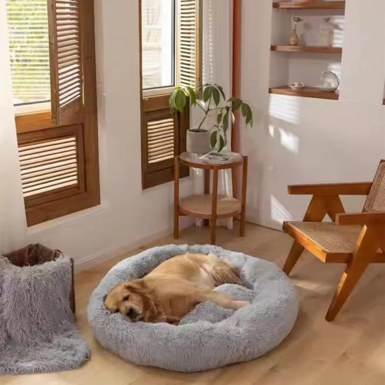 Nisrada Cat Beds for Indoor Cats, 50 cm, Dog Bed for Small Melium Large Dogs, Washable Round Pet Bed for Puppies and Kittens with Non-Slip Base Nisrada Cat Beds for Indoor Cats, 50 cm, Dog Bed for Small Melium Large Dogs, Washable Round Pet Bed for Puppies and Kittens with Non-Slip Base