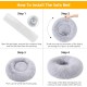Nisrada Cat Beds for Indoor Cats, 50 cm, Dog Bed for Small Melium Large Dogs, Washable Round Pet Bed for Puppies and Kittens with Non-Slip Base Nisrada Cat Beds for Indoor Cats, 50 cm, Dog Bed for Small Melium Large Dogs, Washable Round Pet Bed for Puppies and Kittens with Non-Slip Base