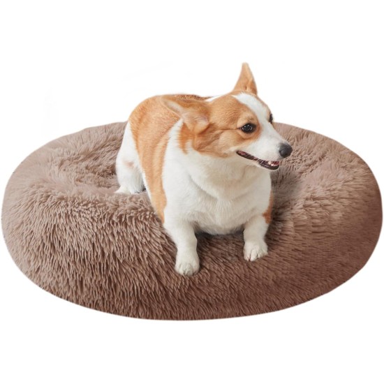 Nisrada Cat Beds for Indoor Cats, 50 cm, Dog Bed for Small Melium Large Dogs, Washable Round Pet Bed for Puppies and Kittens with Non-Slip Base Nisrada Cat Beds for Indoor Cats, 50 cm, Dog Bed for Small Melium Large Dogs, Washable Round Pet Bed for Puppies and Kittens with Non-Slip Base