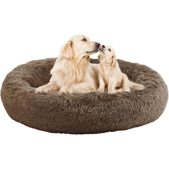 Nisrada Cat Beds for Indoor Cats, 50 cm, Dog Bed for Small Melium Large Dogs, Washable Round Pet Bed for Puppies and Kittens with Non-Slip Base Nisrada Cat Beds for Indoor Cats, 50 cm, Dog Bed for Small Melium Large Dogs, Washable Round Pet Bed for Puppies and Kittens with Non-Slip Base
