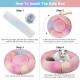 Nisrada Cat Beds for Indoor Cats, 50 cm, Dog Bed for Small Melium Large Dogs, Washable Round Pet Bed for Puppies and Kittens with Non-Slip Base Nisrada Cat Beds for Indoor Cats, 50 cm, Dog Bed for Small Melium Large Dogs, Washable Round Pet Bed for Puppies and Kittens with Non-Slip Base