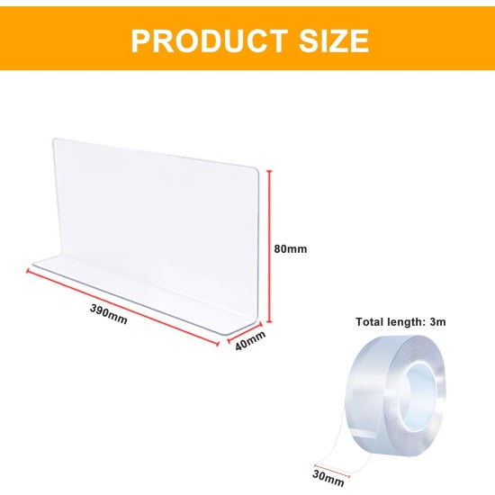 Nizirioo Toy Blocker for Furniture: Pack of 8 Toy Blockers Strong Adhesive Baffle Barrier for Pets Used for Gap Blockers Under the Sofa and Bed Nizirioo Toy Blocker for Furniture: Pack of 8 Toy Blockers Strong Adhesive Baffle Barrier for Pets Used for Gap Blockers Under the Sofa and Bed