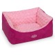 Nobby Comfort Square Bed Arusha, 60 x 48 x 19 cm, Pink