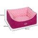 Nobby Comfort Square Bed Arusha, 60 x 48 x 19 cm, Pink Nobby Comfort Square Bed Arusha, 60 x 48 x 19 cm, Pink