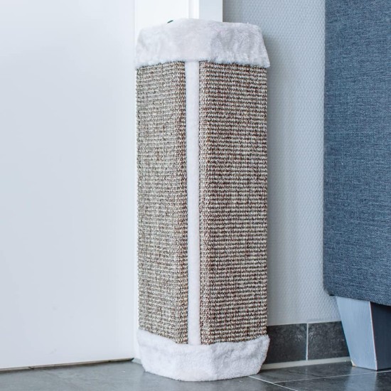 Nobby Kratzecke mit Plüsch, grau 61 x 32 cm, 1 Stück Nobby Kratzecke mit Plüsch, grau 61 x 32 cm, 1 Stück