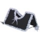 Nobby Roof Scratching Board, 44 x 22 x 20 cm, Grey/Black Nobby Roof Scratching Board, 44 x 22 x 20 cm, Grey/Black