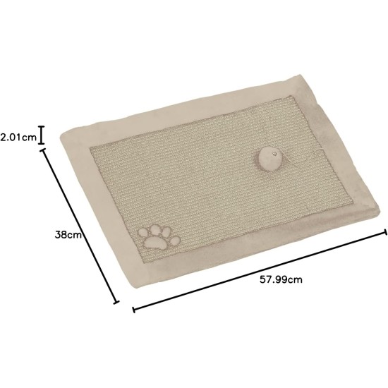 Nobby Scratching Mat Beige / Brown 58 x 38 cm Nobby Scratching Mat Beige / Brown 58 x 38 cm