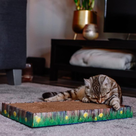 Nobby Scratching board made of cardboard, large, 48 x 25 x 5 cm, 1 piece (1 pack) Nobby Scratching board made of cardboard, large, 48 x 25 x 5 cm, 1 piece (1 pack)