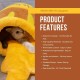 PECHVINO Honey Pot Cat Bed - Comfortable Memory Foam Pet Furniture with Removable Cushion - Stylish and Washable Cat Bed for Small Cats and Breeds PECHVINO Honey Pot Cat Bed - Comfortable Memory Foam Pet Furniture with Removable Cushion - Stylish and Washable Cat Bed for Small Cats and Breeds