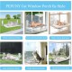 PEFUNY Wireless Folding Cat Window Perch, Cat Hammock for Window and Wall, with 4 Suction Cups, Sturdy Setal Frame for Glass Windows and Interior Walls (Beige with Bed, Medium) PEFUNY Wireless Folding Cat Window Perch, Cat Hammock for Window and Wall, with 4 Suction Cups, Sturdy Setal Frame for Glass Windows and Interior Walls (Beige with Bed, Medium)