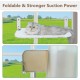 PEFUNY Wireless Folding Cat Window Perch, Cat Hammock for Window and Wall, with 4 Suction Cups, Sturdy Setal Frame for Glass Windows and Interior Walls (Beige with Bed, Medium) PEFUNY Wireless Folding Cat Window Perch, Cat Hammock for Window and Wall, with 4 Suction Cups, Sturdy Setal Frame for Glass Windows and Interior Walls (Beige with Bed, Medium)