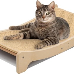 PETKARAY Sisal Cat Scratching Board, Curved Sisal Scratching Post, Large Cat Scratching Mat, Heavy Duty Lounge Bed for Kittens PETKARAY Sisal Cat Scratching Board, Curved Sisal Scratching Post, Large Cat Scratching Mat, Heavy Duty Lounge Bed for Kittens