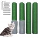 PINVNBY 4pcs Cat Scratching Post Replacement with Groomer, 15.7 Inch Natural Sisal Extension Scratching Post for Cats Tree DIY Crafts Climbing Perch Hemp Rope Scratching Perch Parts Green PINVNBY 4pcs Cat Scratching Post Replacement with Groomer, 15.7 Inch Natural Sisal Extension Scratching Post for Cats Tree DIY Crafts Climbing Perch Hemp Rope Scratching Perch Parts Green