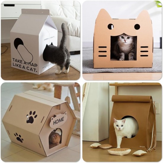 Pack of 2 Cardboard Cutters for Cat Scratchers, 3D Printed Cardboard Cutter, DIY Tool Cutter, Pet Accessories, Portable Ardboard Strip Cutter for Cat Lovers Pack of 2 Cardboard Cutters for Cat Scratchers, 3D Printed Cardboard Cutter, DIY Tool Cutter, Pet Accessories, Portable Ardboard Strip Cutter for Cat Lovers