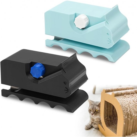 Pack of 2 Cardboard Cutters for Cat Scratchers, 3D Printed Cardboard Cutter, DIY Tool Cutter, Pet Accessories, Portable Ardboard Strip Cutter for Cat Lovers Pack of 2 Cardboard Cutters for Cat Scratchers, 3D Printed Cardboard Cutter, DIY Tool Cutter, Pet Accessories, Portable Ardboard Strip Cutter for Cat Lovers
