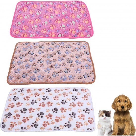 Pack of 3 Cat Blankets, 40 x 60 cm, Cat Blanket for Cats, Cuddly Blanket, Dog, Washable and Fluffy, Soft and Warm Blankets, Pets for Small, Medium Dogs, Cats, Pet Blanket, Sleeping Mat Pack of 3 Cat Blankets, 40 x 60 cm, Cat Blanket for Cats, Cuddly Blanket, Dog, Washable and Fluffy, Soft and Warm Blankets, Pets for Small, Medium Dogs, Cats, Pet Blanket, Sleeping Mat