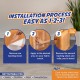 Panther Armor Robust scratch protection for sofa, cat, pack of 18 anti-scratch film for cats Panther Armor Robust scratch protection for sofa, cat, pack of 18 anti-scratch film for cats