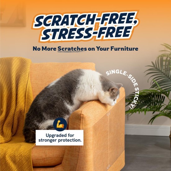 Panther Armor Robust scratch protection for sofa, cat, pack of 18 anti-scratch film for cats Panther Armor Robust scratch protection for sofa, cat, pack of 18 anti-scratch film for cats