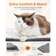 Papettly Self-Heating Blanket Cat, Cat Heat Blanket for Cats, Heat Pad for Indoor and Outdoor Use, Heating Blanket Cats without Electricity, Non-Slip Self-Warming Heating Mat, Thermal Blanket, 60 x 46 Papettly Self-Heating Blanket Cat, Cat Heat Blanket for Cats, Heat Pad for Indoor and Outdoor Use, Heating Blanket Cats without Electricity, Non-Slip Self-Warming Heating Mat, Thermal Blanket, 60 x 46