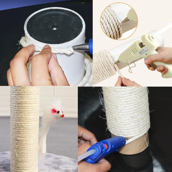 Parain Sisal Rope for Scratching Post, Cat Tree, Natural Sisal Rope, 6 mm (6 mm, 10 m) Parain Sisal Rope for Scratching Post, Cat Tree, Natural Sisal Rope, 6 mm (6 mm, 10 m)