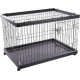 Pasy Kennel with Wheels, Black, 97.5 x 69 x 66.5 cm Pasy Kennel with Wheels, Black, 97.5 x 69 x 66.5 cm