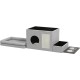 PawHut Cat Cave, Cat House, Cat House with 2 Stainless Steel Bowls, Cat Bed with Cushion, Scratching Mat, Dog House for Cats and Dogs up to 8 kg, Polyester, 78 x 48 x 49.5 cm, Grey