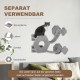 PawHut Cat Climbing Wall, Cat Lounger with Steps, Cat Cave, Jumping Tower, Toy Ball, Cat Platform for Cats up to 5 kg, Light Grey PawHut Cat Climbing Wall, Cat Lounger with Steps, Cat Cave, Jumping Tower, Toy Ball, Cat Platform for Cats up to 5 kg, Light Grey