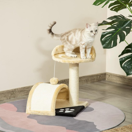 PawHut Scratching Post, 81 cm Scratching Post, Sisal Cat Scratching Post with Play Ball, Scratching Post for Cats, Scratching Furniture for Cats up to 5 kg, Indoor, Grey, Cream PawHut Scratching Post, 81 cm Scratching Post, Sisal Cat Scratching Post with Play Ball, Scratching Post for Cats, Scratching Furniture for Cats up to 5 kg, Indoor, Grey, Cream