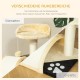 PawHut Scratching Post, 81 cm Scratching Post, Sisal Cat Scratching Post with Play Ball, Scratching Post for Cats, Scratching Furniture for Cats up to 5 kg, Indoor, Grey, Cream PawHut Scratching Post, 81 cm Scratching Post, Sisal Cat Scratching Post with Play Ball, Scratching Post for Cats, Scratching Furniture for Cats up to 5 kg, Indoor, Grey, Cream
