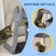 PawHut Scratching Post, 81 cm Scratching Post, Sisal Cat Scratching Post with Play Ball, Scratching Post for Cats, Scratching Furniture for Cats up to 5 kg, Indoor, Grey, Cream PawHut Scratching Post, 81 cm Scratching Post, Sisal Cat Scratching Post with Play Ball, Scratching Post for Cats, Scratching Furniture for Cats up to 5 kg, Indoor, Grey, Cream