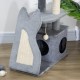 PawHut Scratching Post, 81 cm Scratching Post, Sisal Cat Scratching Post with Play Ball, Scratching Post for Cats, Scratching Furniture for Cats up to 5 kg, Indoor, Grey, Cream PawHut Scratching Post, 81 cm Scratching Post, Sisal Cat Scratching Post with Play Ball, Scratching Post for Cats, Scratching Furniture for Cats up to 5 kg, Indoor, Grey, Cream
