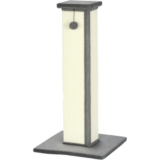 PawHut Scratching Post, 81 cm Scratching Post, Sisal Cat Scratching Post with Play Ball, Scratching Post for Cats, Scratching Furniture for Cats up to 5 kg, Indoor, Grey, Cream PawHut Scratching Post, 81 cm Scratching Post, Sisal Cat Scratching Post with Play Ball, Scratching Post for Cats, Scratching Furniture for Cats up to 5 kg, Indoor, Grey, Cream