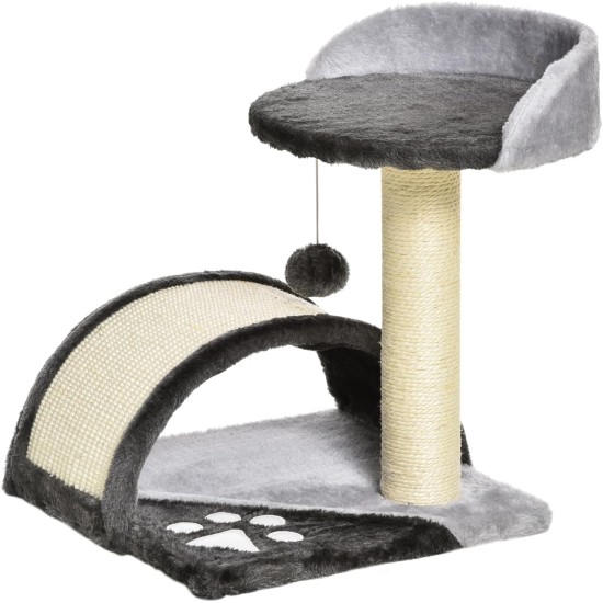 PawHut Scratching Post, 81 cm Scratching Post, Sisal Cat Scratching Post with Play Ball, Scratching Post for Cats, Scratching Furniture for Cats up to 5 kg, Indoor, Grey, Cream PawHut Scratching Post, 81 cm Scratching Post, Sisal Cat Scratching Post with Play Ball, Scratching Post for Cats, Scratching Furniture for Cats up to 5 kg, Indoor, Grey, Cream