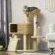 PawHut Scratching Post, 81 cm Scratching Post, Sisal Cat Scratching Post with Play Ball, Scratching Post for Cats, Scratching Furniture for Cats up to 5 kg, Indoor, Grey, Cream PawHut Scratching Post, 81 cm Scratching Post, Sisal Cat Scratching Post with Play Ball, Scratching Post for Cats, Scratching Furniture for Cats up to 5 kg, Indoor, Grey, Cream