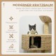 PawHut Scratching Post, 81 cm Scratching Post, Sisal Cat Scratching Post with Play Ball, Scratching Post for Cats, Scratching Furniture for Cats up to 5 kg, Indoor, Grey, Cream PawHut Scratching Post, 81 cm Scratching Post, Sisal Cat Scratching Post with Play Ball, Scratching Post for Cats, Scratching Furniture for Cats up to 5 kg, Indoor, Grey, Cream