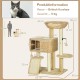PawHut Scratching Post, 81 cm Scratching Post, Sisal Cat Scratching Post with Play Ball, Scratching Post for Cats, Scratching Furniture for Cats up to 5 kg, Indoor, Grey, Cream PawHut Scratching Post, 81 cm Scratching Post, Sisal Cat Scratching Post with Play Ball, Scratching Post for Cats, Scratching Furniture for Cats up to 5 kg, Indoor, Grey, Cream