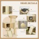 PawHut Scratching Post, 81 cm Scratching Post, Sisal Cat Scratching Post with Play Ball, Scratching Post for Cats, Scratching Furniture for Cats up to 5 kg, Indoor, Grey, Cream PawHut Scratching Post, 81 cm Scratching Post, Sisal Cat Scratching Post with Play Ball, Scratching Post for Cats, Scratching Furniture for Cats up to 5 kg, Indoor, Grey, Cream