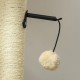 PawHut Scratching Post, 81 cm Scratching Post, Sisal Cat Scratching Post with Play Ball, Scratching Post for Cats, Scratching Furniture for Cats up to 5 kg, Indoor, Grey, Cream PawHut Scratching Post, 81 cm Scratching Post, Sisal Cat Scratching Post with Play Ball, Scratching Post for Cats, Scratching Furniture for Cats up to 5 kg, Indoor, Grey, Cream