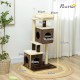 PawHut Scratching Post, 81 cm Scratching Post, Sisal Cat Scratching Post with Play Ball, Scratching Post for Cats, Scratching Furniture for Cats up to 5 kg, Indoor, Grey, Cream PawHut Scratching Post, 81 cm Scratching Post, Sisal Cat Scratching Post with Play Ball, Scratching Post for Cats, Scratching Furniture for Cats up to 5 kg, Indoor, Grey, Cream