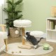 PawHut Scratching Post, 81 cm Scratching Post, Sisal Cat Scratching Post with Play Ball, Scratching Post for Cats, Scratching Furniture for Cats up to 5 kg, Indoor, Grey, Cream PawHut Scratching Post, 81 cm Scratching Post, Sisal Cat Scratching Post with Play Ball, Scratching Post for Cats, Scratching Furniture for Cats up to 5 kg, Indoor, Grey, Cream