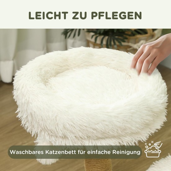 PawHut Scratching Post, 81 cm Scratching Post, Sisal Cat Scratching Post with Play Ball, Scratching Post for Cats, Scratching Furniture for Cats up to 5 kg, Indoor, Grey, Cream PawHut Scratching Post, 81 cm Scratching Post, Sisal Cat Scratching Post with Play Ball, Scratching Post for Cats, Scratching Furniture for Cats up to 5 kg, Indoor, Grey, Cream